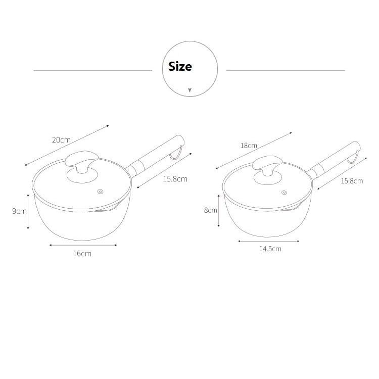 Saucepan Shiribetsu ( 2 sizes)