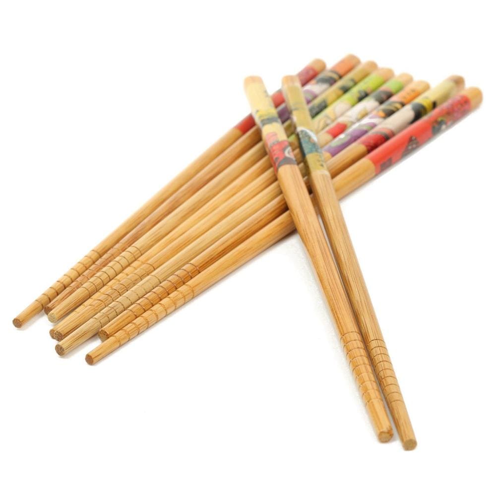 5 Wooden Chopsticks Set Kurume