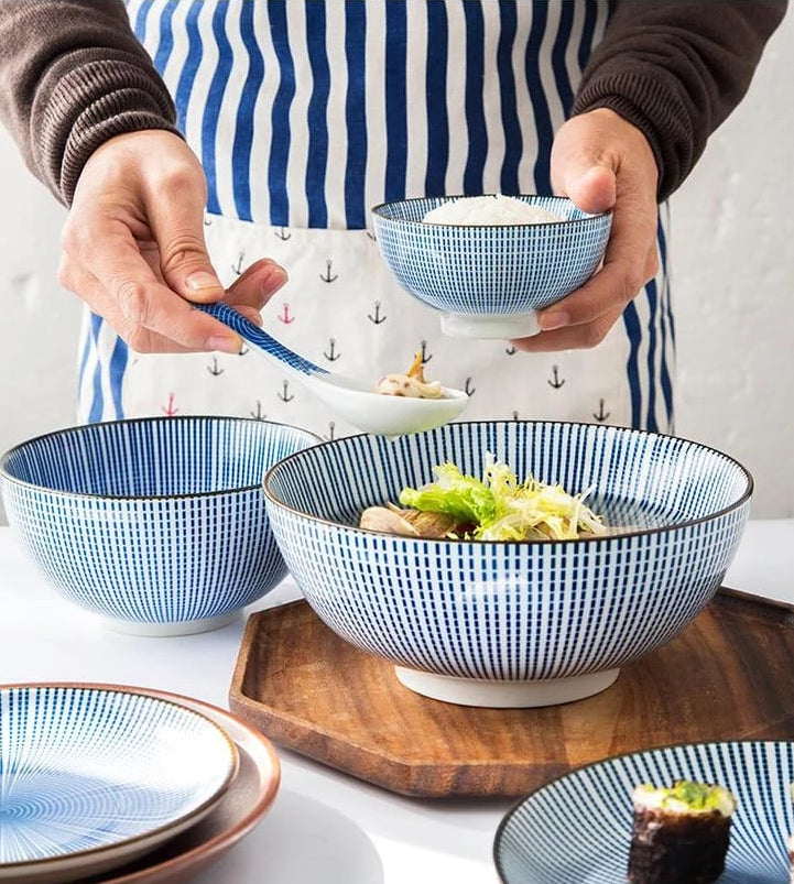 Tableware for 6 people Aki