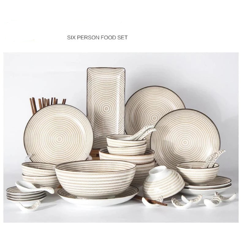 Tableware for 6 people Kiyoshi