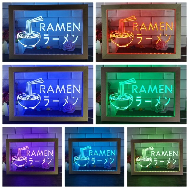 Ramen Noodles Neon Lamp