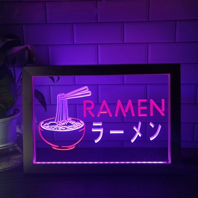 Ramen Noodles Neon Lamp