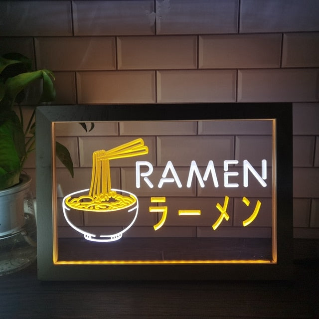 Ramen Noodles Neon Lamp