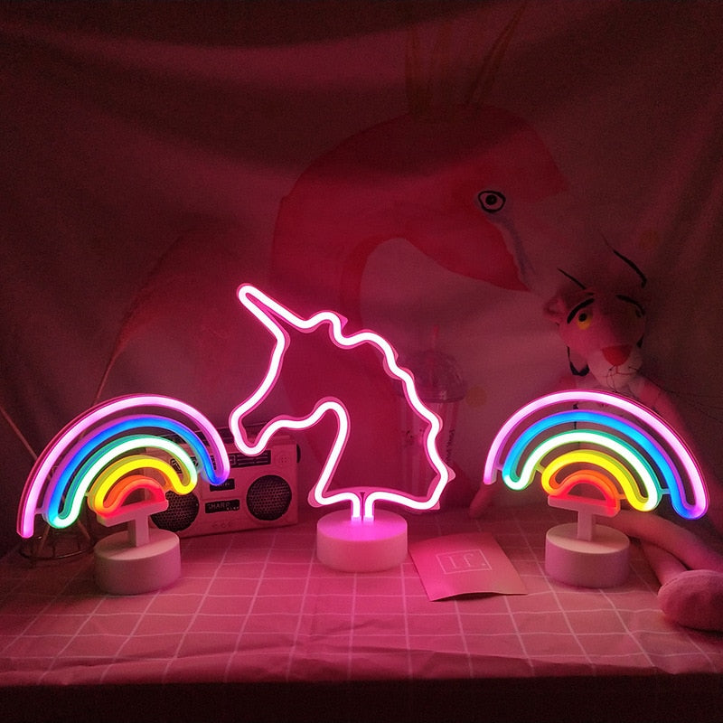 Rainbow Neon Light