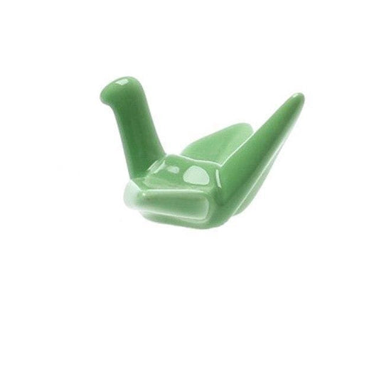 4 Chopstick Holders Origami Green