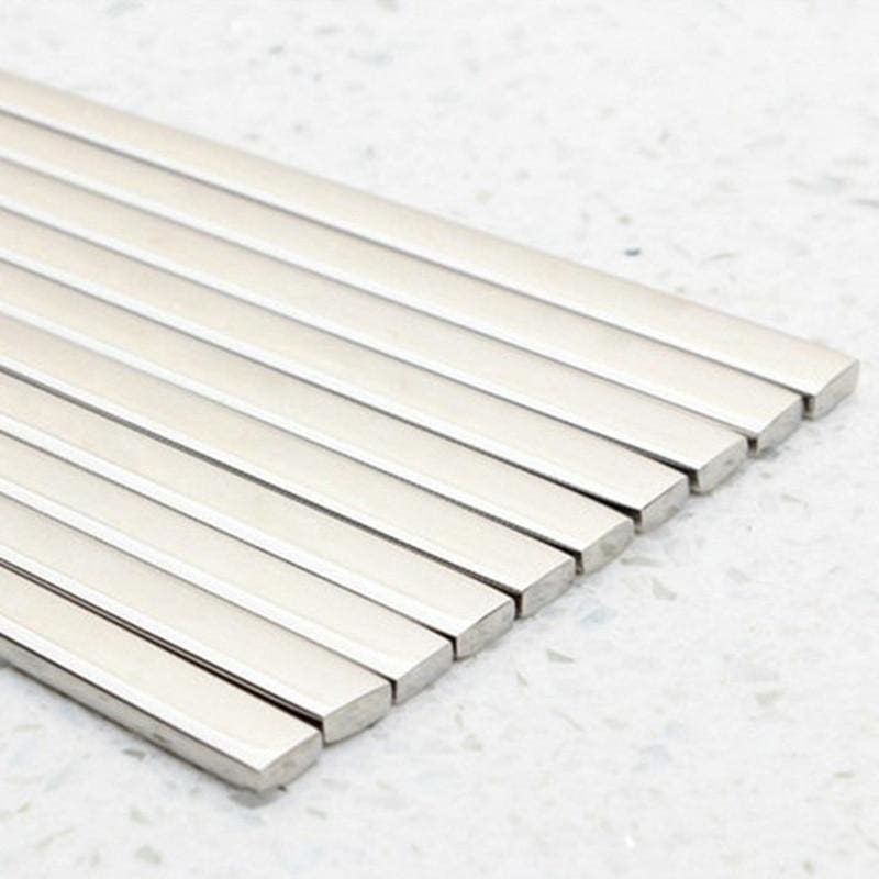 5  pairs of Metal Chopsticks Maebashi