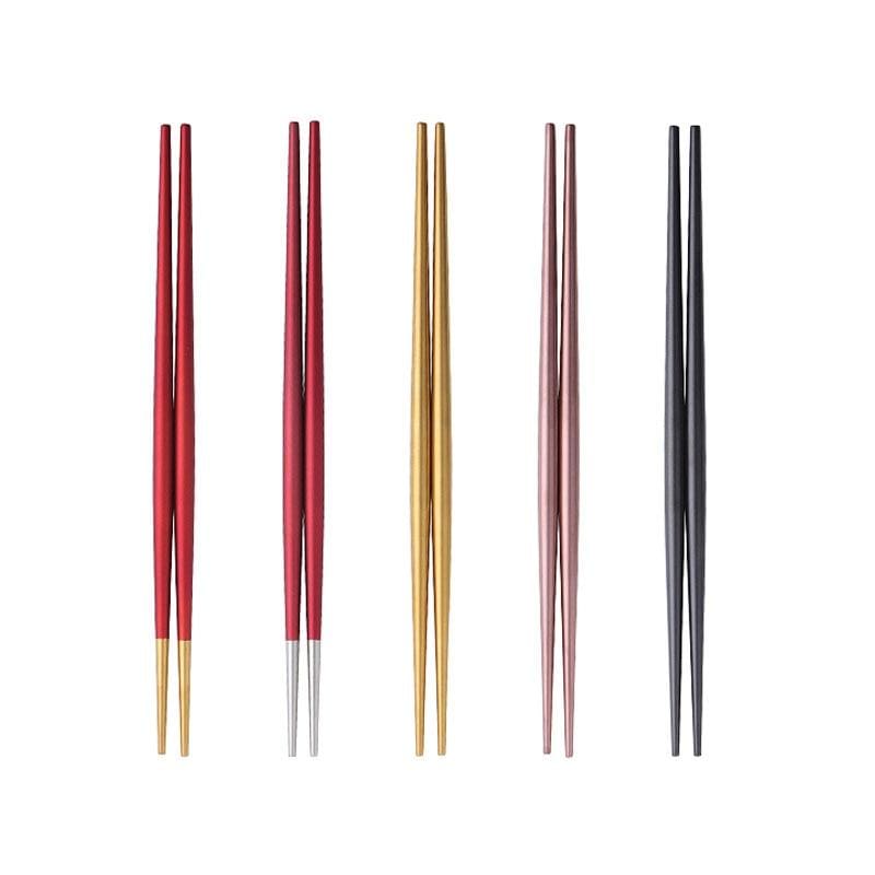 5 pairs of Metal Chopsticks Nakano ( 10 colors)