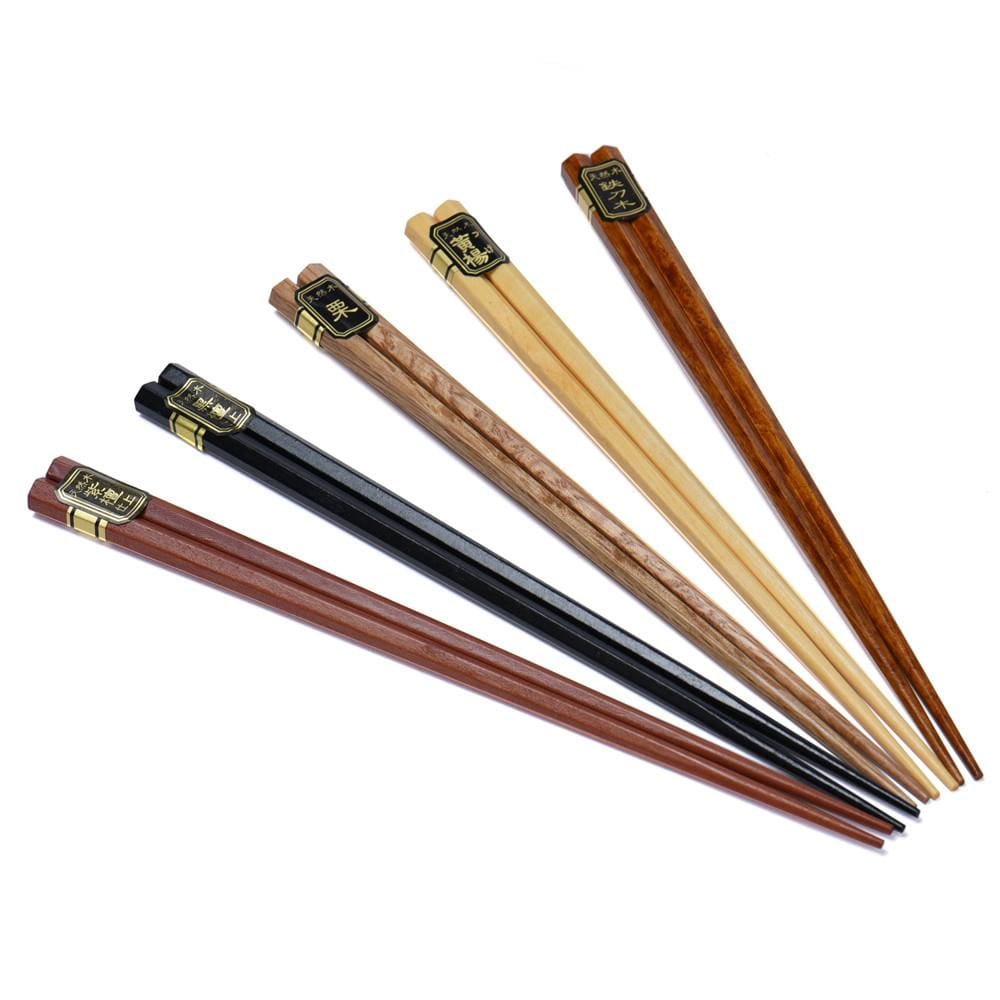 5 pairs of Wooden Chopsticks Akita