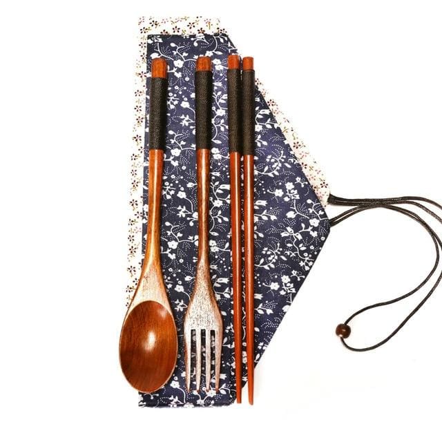 Bento Box and Cutlery Set Kinsei