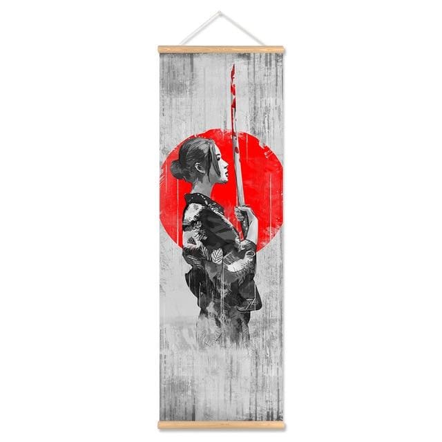 Canvas Samurai nº 3 ( 3 sizes)