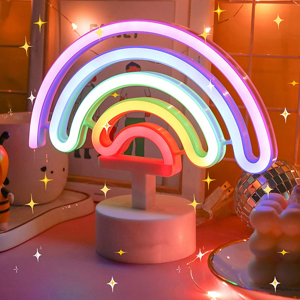 Rainbow Neon Light