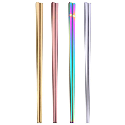 Metal Chopsticks Rainbow ( 4 colors)