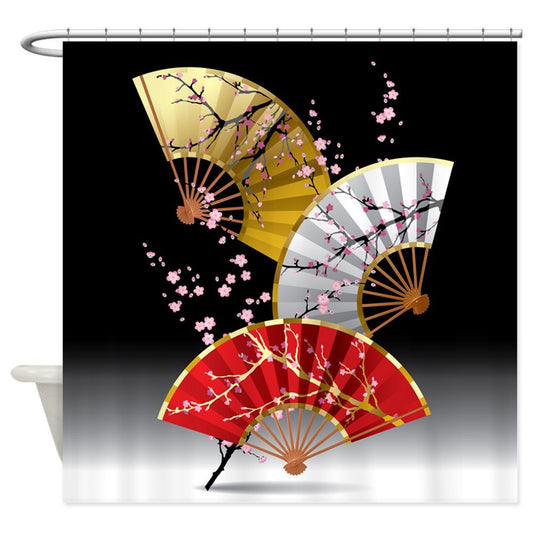 Shower Curtain Fans (5 Sizes)
