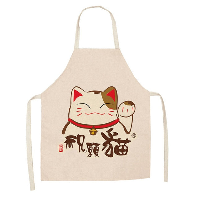 Lucky Cat Apron Kitchen