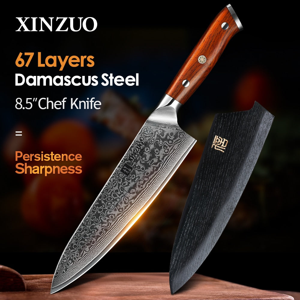 Gyuto Kitchen Knife Komainu (3 shapes)