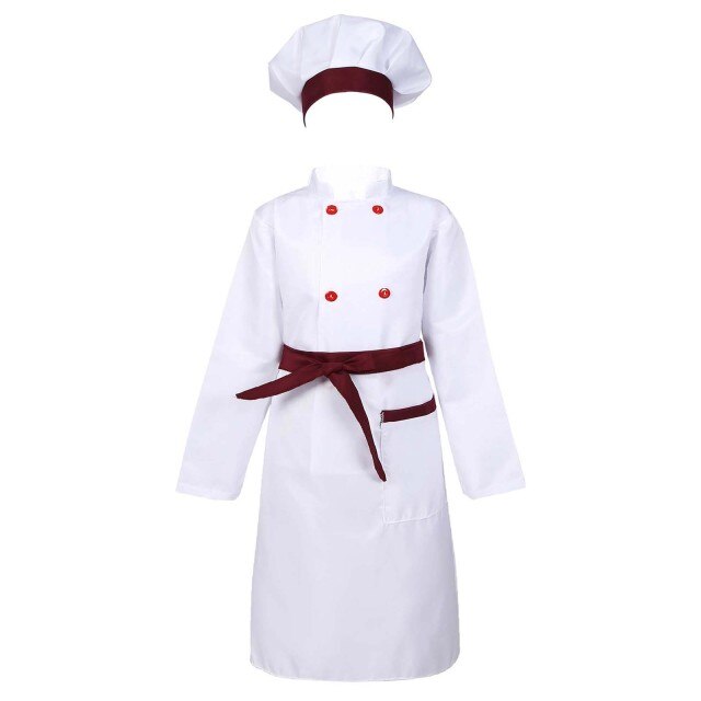 Kids Chef Costume Oita (4 Pieces)