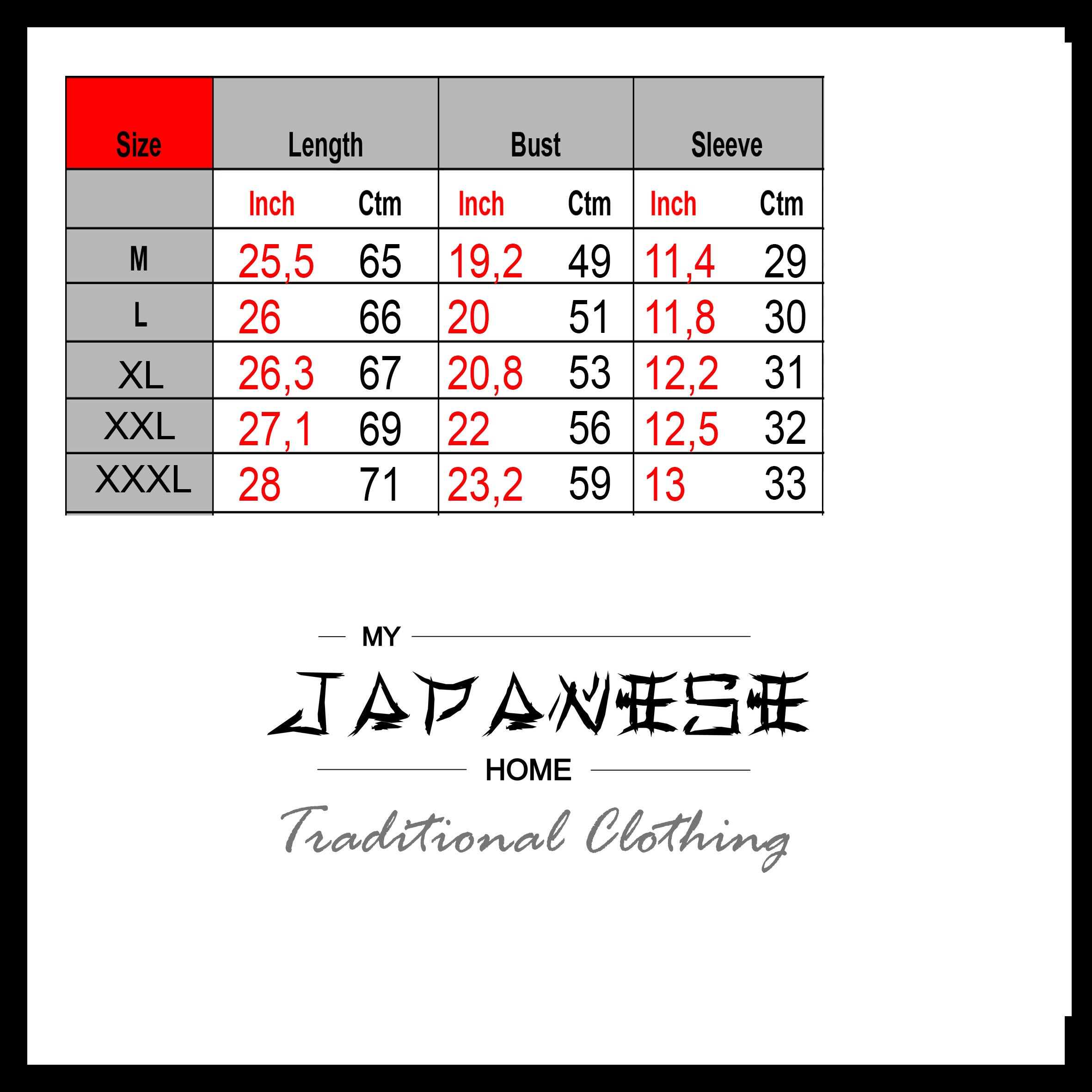 Man Jacket Aoki ( 5 sizes)