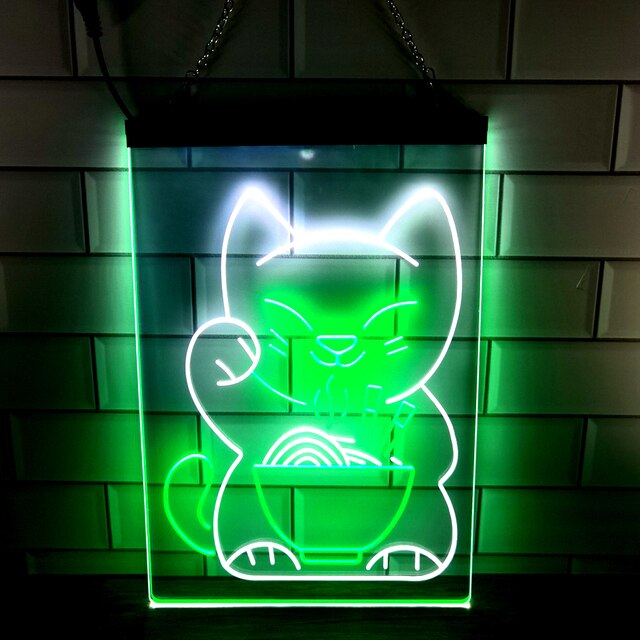 Lucky Cat Neon Lamp