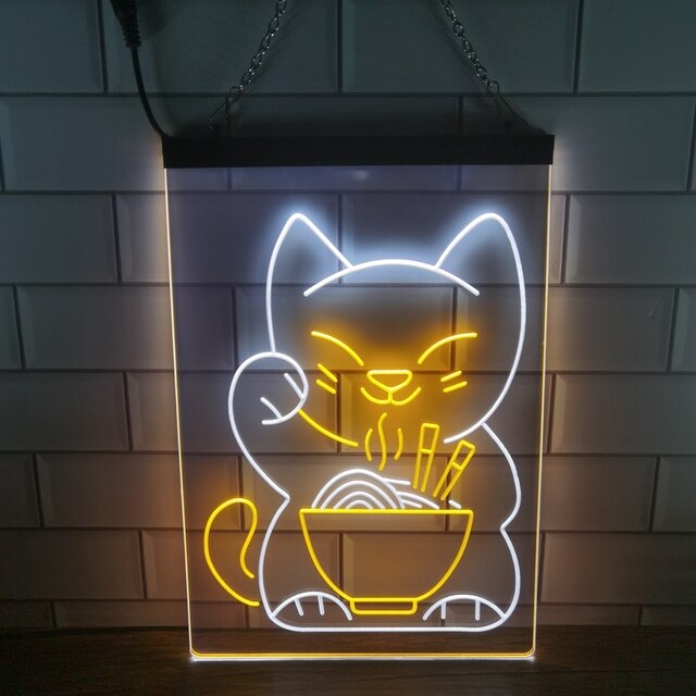 Lucky Cat Neon Lamp